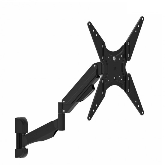 TV or monitor holder black Maclean MC-784 gas spring 32 -55 22kg 2 arms