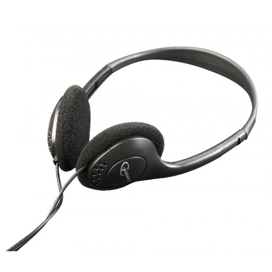 Cablexpert | MHP-123 Stereo headphones with volume control | On-Ear 3.5 mm | Black