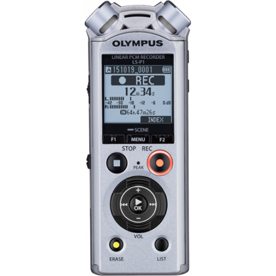 Olympus | LS-P1 | LCD | Stereo | Microphone connection | 96kHz/24bit Linear PCM | Digital