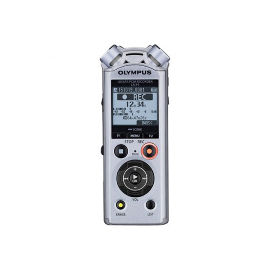 Olympus | LS-P1 | LCD | Stereo | Microphone connection | 96kHz/24bit Linear PCM | Digital