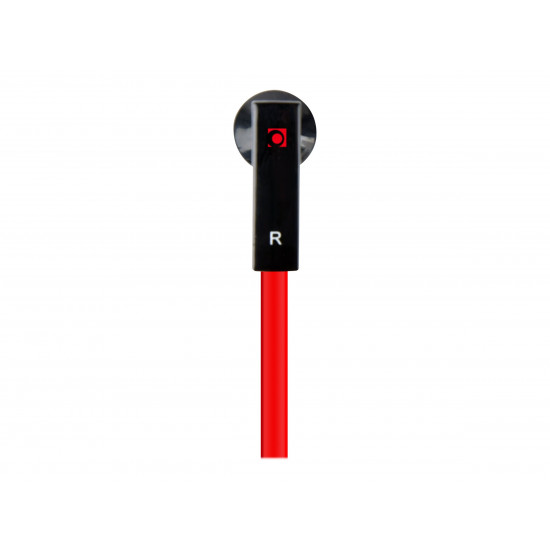 Gembird | Porto earphones with microphone and volume control with flat cable | Built-in microphone | 3.5 mm | Red/Black