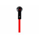 Gembird | Porto earphones with microphone and volume control with flat cable | Built-in microphone | 3.5 mm | Red/Black