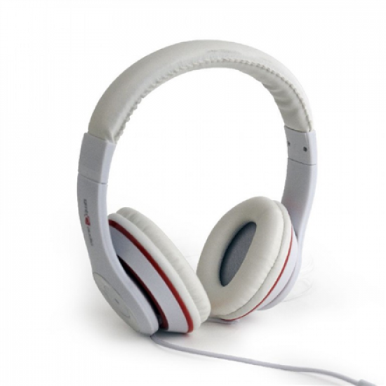 Gembird | MHS-LAX-W Stereo headset Los Angeles | Wired | On-Ear | Microphone | White