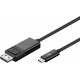 Goobay | USB-C- DisplayPort adapter cable (4k 60 Hz) | USB-C male | DisplayPort male | USB-C to DP | 1.2 m