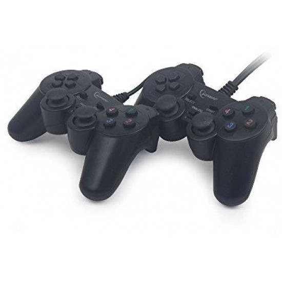 Gembird | Double USB dual vibration gamepad