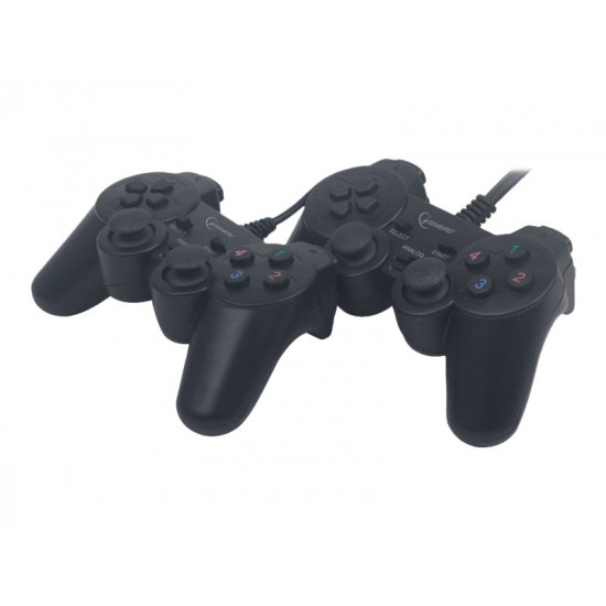 Gembird | Double USB dual vibration gamepad