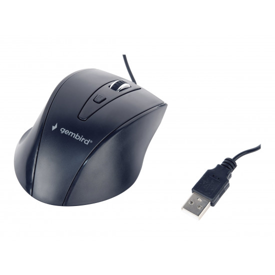 Gembird | Mouse | MUS-4B-02 | USB | Standard | Wired | Black