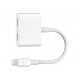 Belkin | Lightning Audio + Charge RockStar Cable, 11.5 cm, White | F8J198btWHT