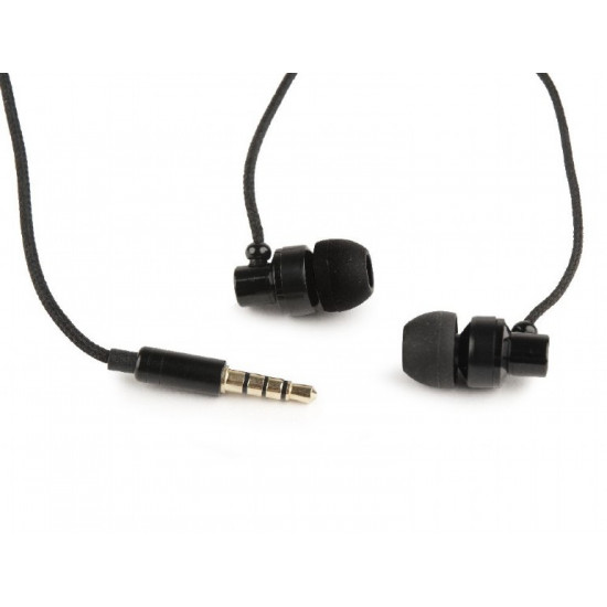 Gembird | Metal earphones with microphone Paris | Built-in microphone | 3.5 mm | Black