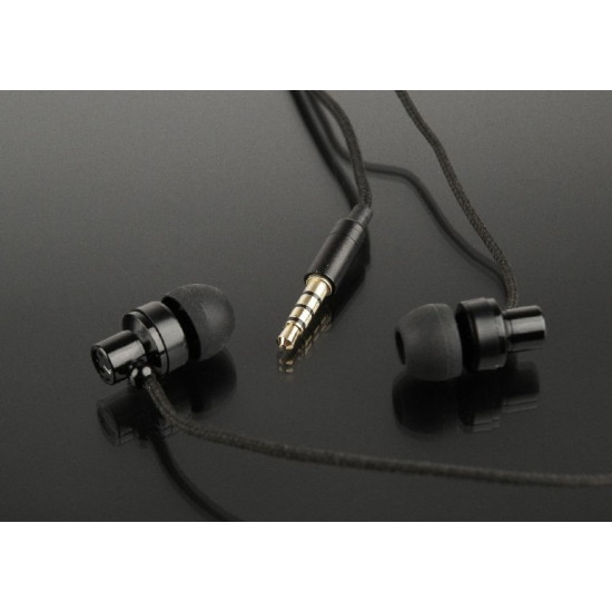 Gembird | Metal earphones with microphone Paris | Built-in microphone | 3.5 mm | Black