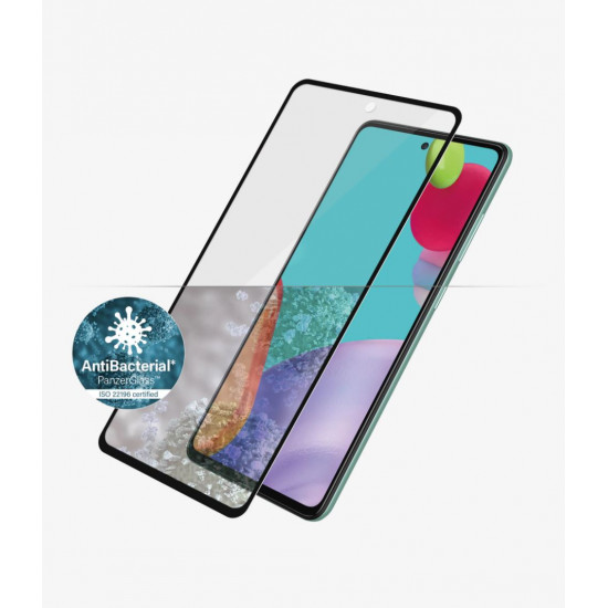 PanzerGlass | Samsung | Galaxy A52 | Black/Transparent | Antifingerprint screen protector