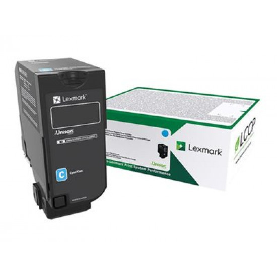 Lexmark Return Program Toner Cartridge | 75B20C0 | Toner cartridge | Cyan