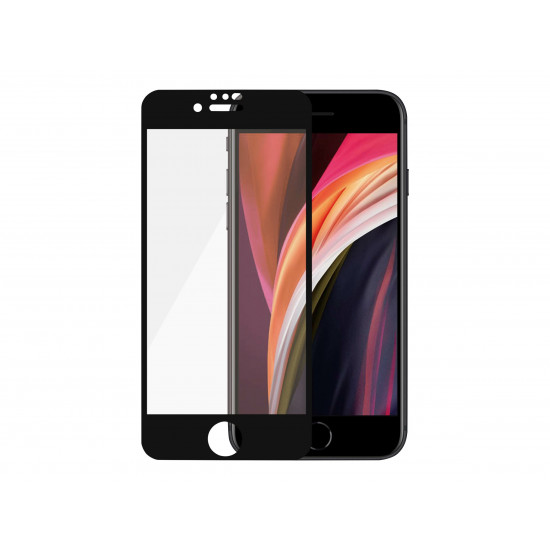 PanzerGlass | Apple | iPhone 6/6s/7/8/SE 2020 | Hybrid glass | Black | Rounded edges; 100% touch preservation; Crystal clear | Screen Protector