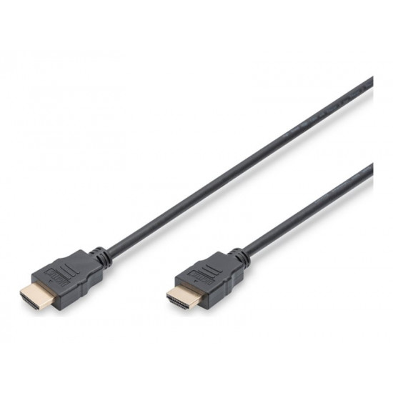 Digitus | HDMI High Speed with Ethernet Connection Cable | Black | HDMI male (type A) | HDMI male (type A) | HDMI to HDMI | 2 m