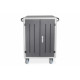 Digitus | Black | Charging Trolley 30 Notebooks / Tablets up to 15.6 | Pressure lock system with swiveling lever handle on the front and back door, lockable; Safety plug socket with switch on the side