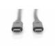 Digitus | USB Type-C Connection Cable | AK-300139-010-S | USB-C to USB-C USB Male 3.1 Gen 2 (Type C) | USB Male 3.1 Gen 2 (Type C)