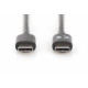 Digitus | USB Type-C Connection Cable | AK-300138-018-S | USB-C to USB-C USB Male 2.0 (Type C) | USB Male 2.0 (Type C)