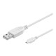 Goobay | Micro USB charging and sync cable | 43837 | USB-A 2.0 to Micro-USB USB 2.0 male (type A) | USB 2.0 micro male (type B)