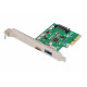 Digitus | PCIe card, USB-C 3.1 Gen 2, 10Gpbs, USB-A 3.1 | DS-30225