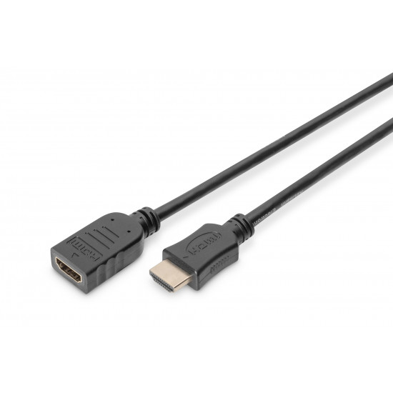 Digitus | HDMI High Speed extension cable | AK-330201-050-S | Type A M/F HDMI Female (type A) | HDMI Male (type A)