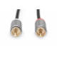 Digitus | Stereo 3.5mm to 2RCA Splitter Y, M to M | DB-510330-018-S | 3.5mm stereo | 2x RCA plug