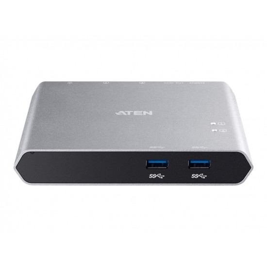 Aten | US3310-AT 2-Port USB-C Dock Switch with Power Pass-through