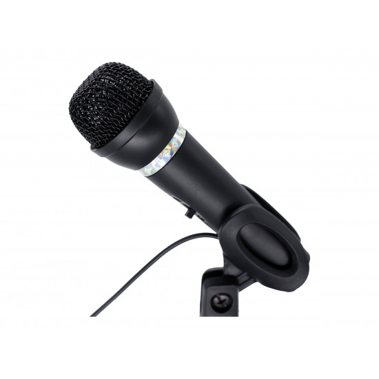 Gembird | Condenser Microphone with Desk-stand | MIC-D-04 | 3.5 mm jack | Black