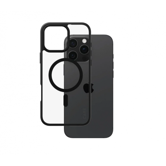 CARE Flagship Case | Back cover | Apple | iPhone 16 Pro Max | Recycled plastic | Black | MagSafe