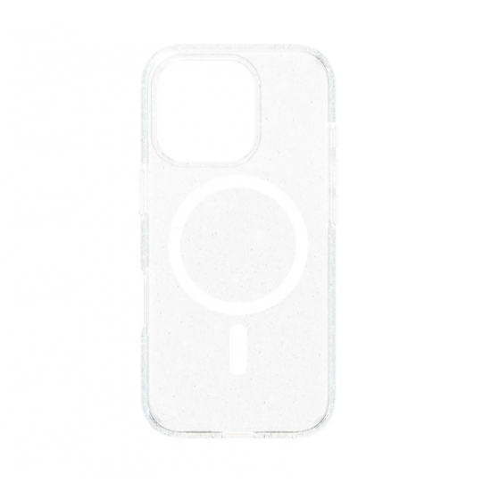 CARE Flagship Case | Back cover | Apple | iPhone 16 Pro | Recycled plastic | White | Urban Combat Star Lit with MagSafe