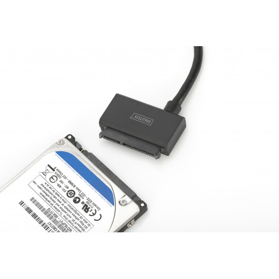 Digitus | USB 3.1 Type-C - SATA 3 Adapter Cable for 2.5 SSDs/HDDs | DA-70327