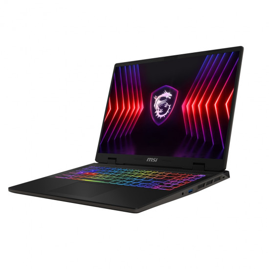 MSI Sword 16 HX B14VFKG-822XPL Intel® Core™ i7 i7-14650HX Laptop 40.6 cm (16) Full HD+ 16 GB DDR5-SDRAM 1 TB SSD NVIDIA GeForce RTX 4060 Wi-Fi 6E (802.11ax) NoOS Grey