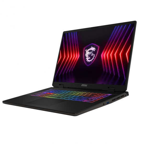 MSI Sword 17 HX B14VGKG-248XPL Intel® Core™ i7 i7-14650HX Laptop 43.2 cm (17) Full HD+ 16 GB DDR5-SDRAM 1 TB SSD NVIDIA GeForce RTX 4070 Wi-Fi 6E (802.11ax) NoOS Grey