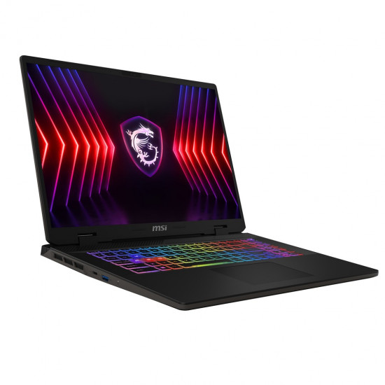 MSI Sword 17 HX B14VGKG-248XPL Intel® Core™ i7 i7-14650HX Laptop 43.2 cm (17) Full HD+ 16 GB DDR5-SDRAM 1 TB SSD NVIDIA GeForce RTX 4070 Wi-Fi 6E (802.11ax) NoOS Grey