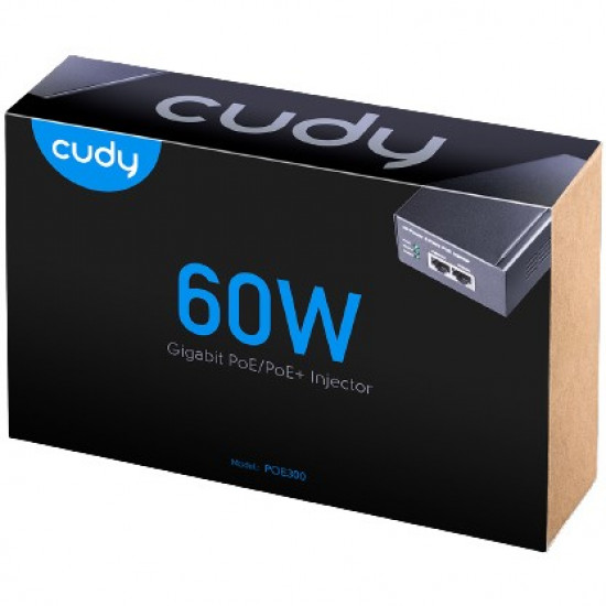 NET Z Cudy 60W Gigabit PoE+/PoE Injector