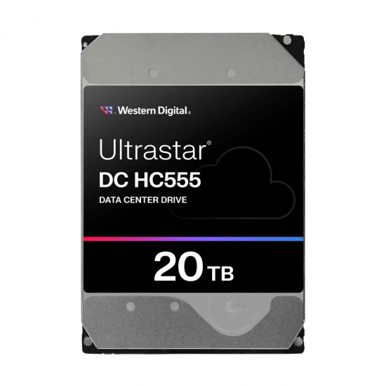 Western Digital Ultrastar DC HC555 internal hard drive 20 TB 7200 RPM 512 MB 3.5 Serial ATA III