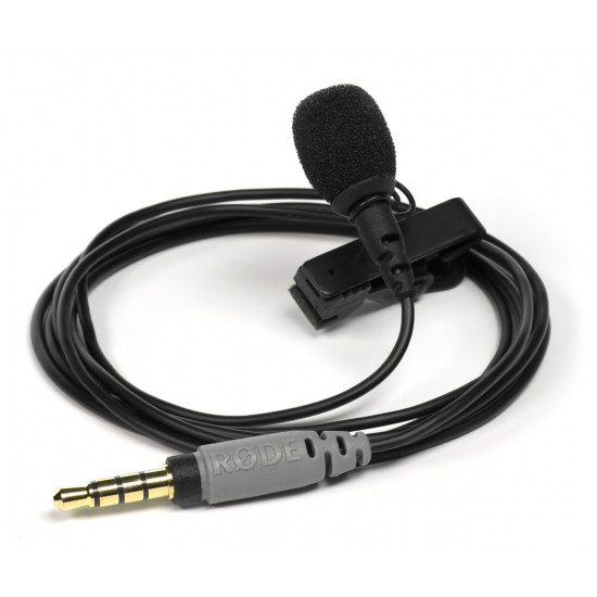 RØDE smartLav+ Black Lavalier/Lapel microphone