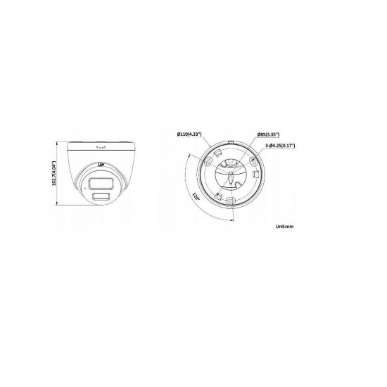 IP Camera HIKVISION DS-2CD1367G2H-LIU(2.8mm) White