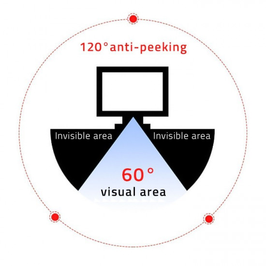 Privacy filter RODO | 27 inches | 16:9