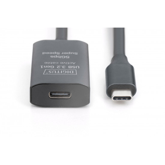 Digitus | Active USB 3.2 Gen1 5G extension cable | DA-73109 | USB-C to USB-C