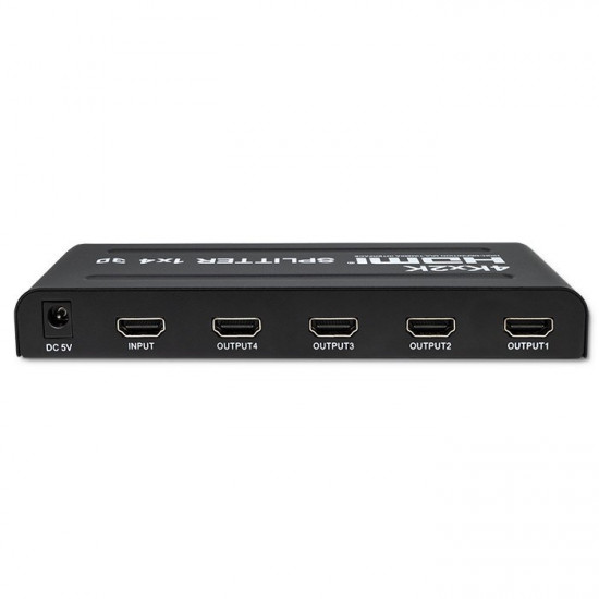 Qoltec 51798 Active HDMI Splitter 4 x HDMI 4K x 2K | 3.4Gb/s