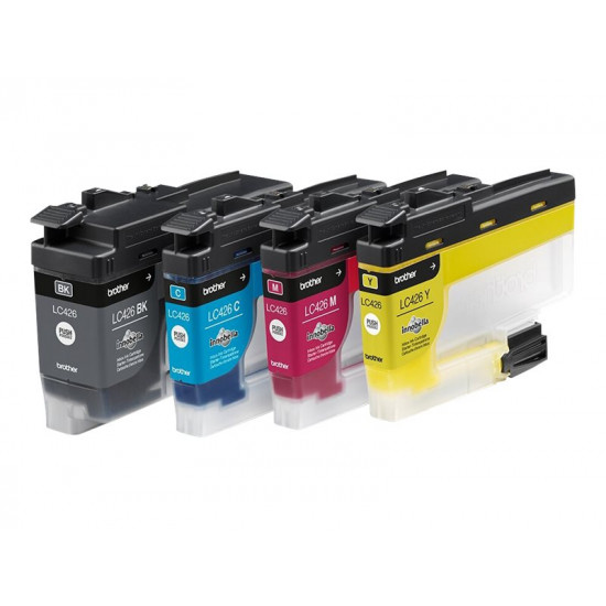 BROTHER LC426VAL Ink Cartridge Black Cyan Magenta Yellow Multipack for MFC-J4340DW MFC-J4540DW MFC-J4540DWXL 1500pages in color