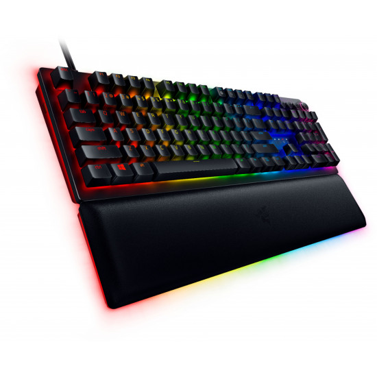 Razer | Huntsman V2 Optical Gaming Keyboard | Gaming Keyboard | Wired | RGB LED light | US | Black | Numeric keypad | Linear Red Switch