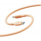 Motorola Silicone cable USB-C to USB-C 2m, 5A Peach