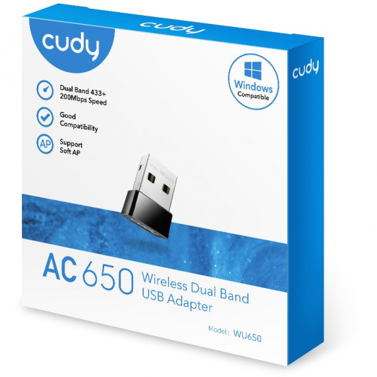 NET Z Cudy AC650 Wi-Fi Mini USB Adapter