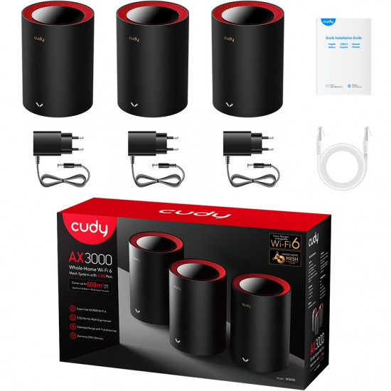 Cudy AX3000 Wi-Fi 6 Mesh 2.5G Solution 3-Pack