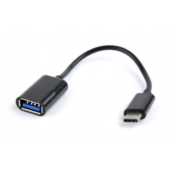 Gembird A-OTG-CMAF2-01 USB cable 0.2 m USB C USB A Black