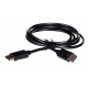 Savio CL-136 DisplayPort cable 2 m Black