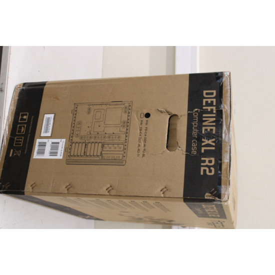 SALE OUT. Fractal Design Define XL R2 Black, XL-ATX,  Power supply included No | Fractal Design | Define XL R2 | Anti-Glare | HD | No | VA | Black | XL-ATX | DAMAGED PACKAGING | Power supply included No