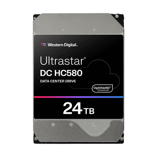 Western Digital Ultrastar DC HC580 internal hard drive 24 TB 7200 RPM 512 MB 3.5 SAS