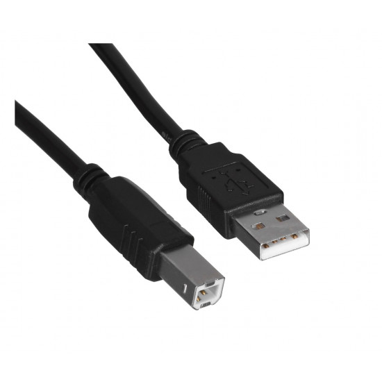 Lanberg CA-USBA-10CC-0018-BK USB cable USB 2.0 1.8 m USB B Black